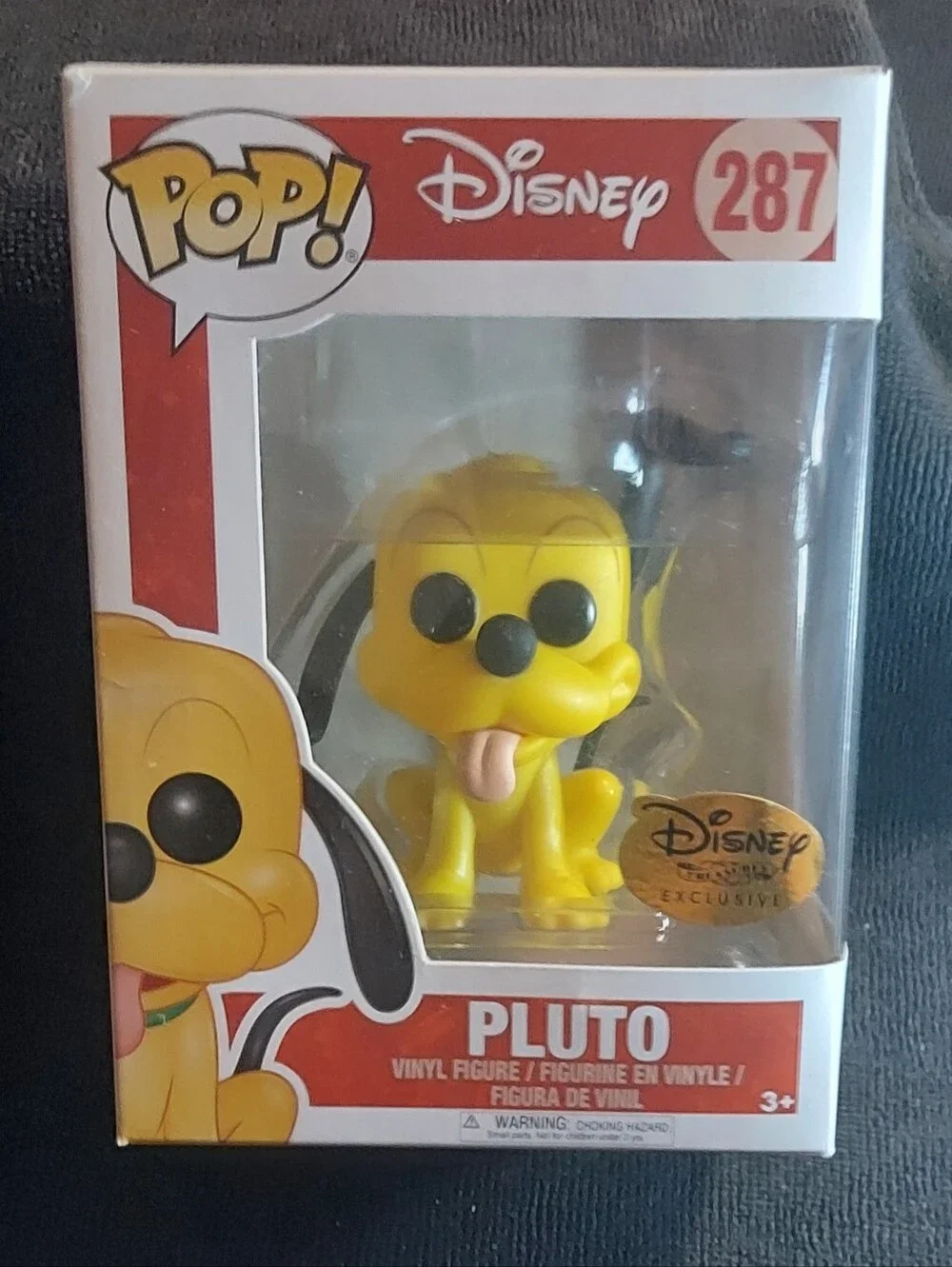 Funko POP! Disney Treasures Exclusive: Pluto #287 Vinyl Figure Mint Condition